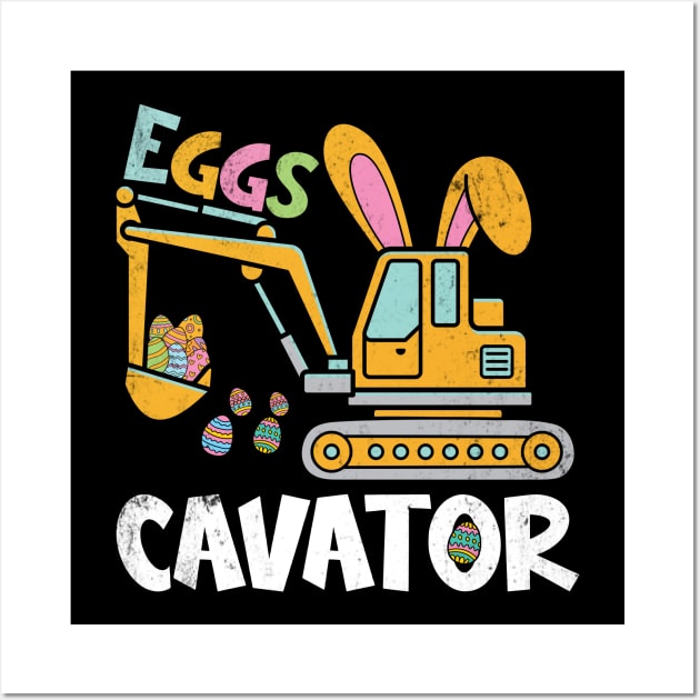 eggs cavator Easter Wall Art by Crayoon